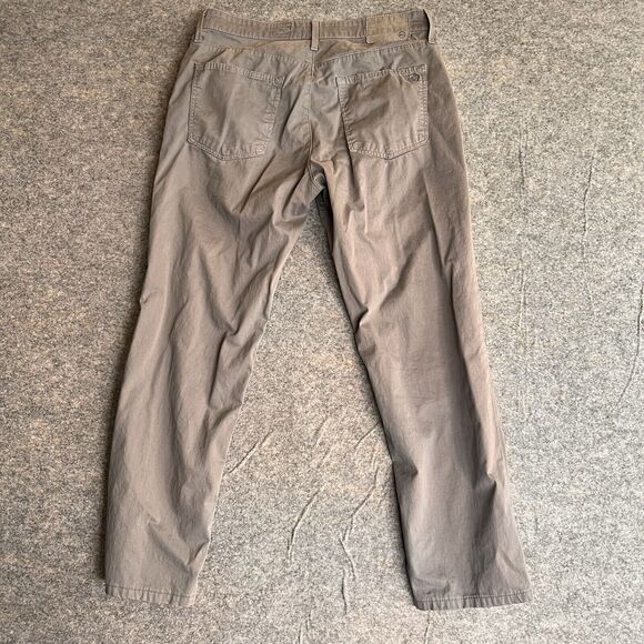 Adriano Goldschmied AG Graduate‎ Trouser Men’s 33R Tailored Leg Green Label Gray - Picture 3 of 10